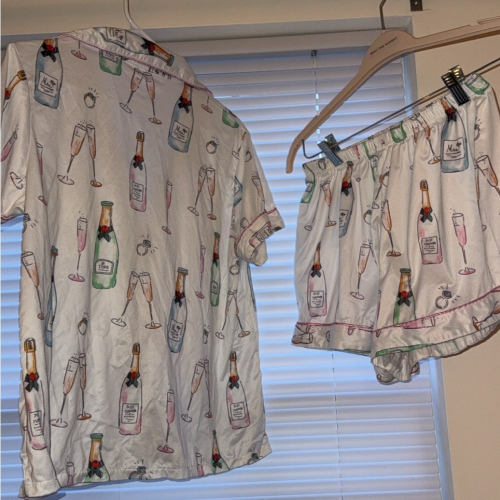 Wedding printed PJ set